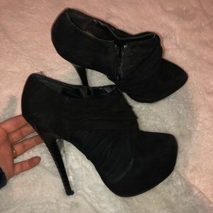 Sexy Black Platform Heels